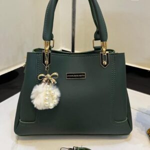 Elegant Handbag with Pearl Charm & Adjustable Strap – Charles & Keith Design
