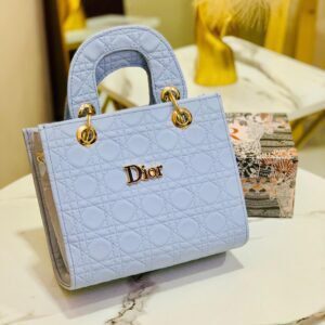 Chic Quilted Mini Tote with Luxe Gold Accents – Compact & Stylish Carry