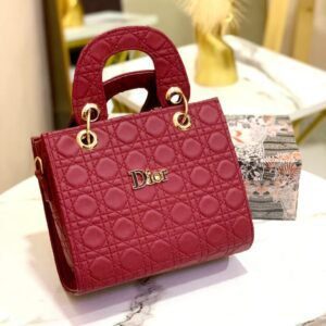 Chic Quilted Mini Tote with Luxe Gold Accents – Compact & Stylish Carry