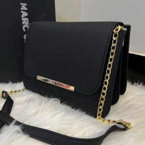Stylish Charles & Keith Crossbody Bag with Gold Chain Strap