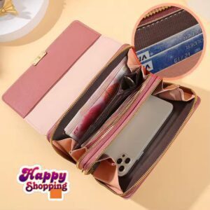 Premium Groove Texture Handbag with Signature Branding