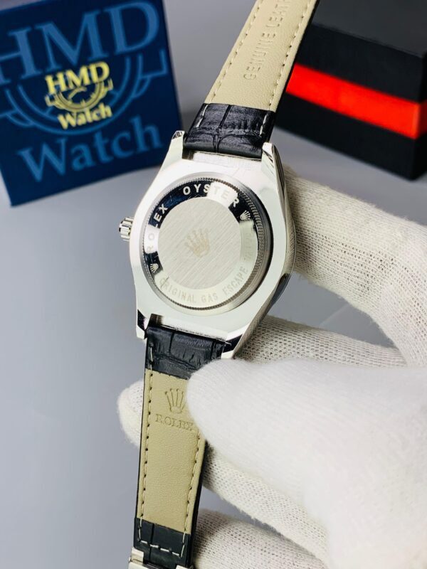 Rolex Oyster Perpetual Day-Date Premium Leather Strap Watch