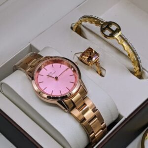 Luxury Women's Watch & Jewelry Gift Set – 3-in-1 Elegant Collection