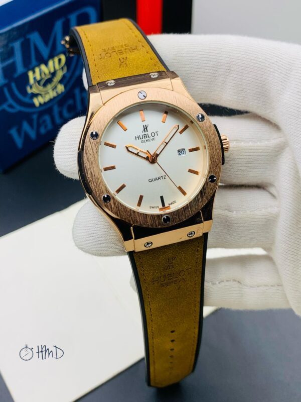 Hublot Genève Classic Quartz Wristwatch with Date Display