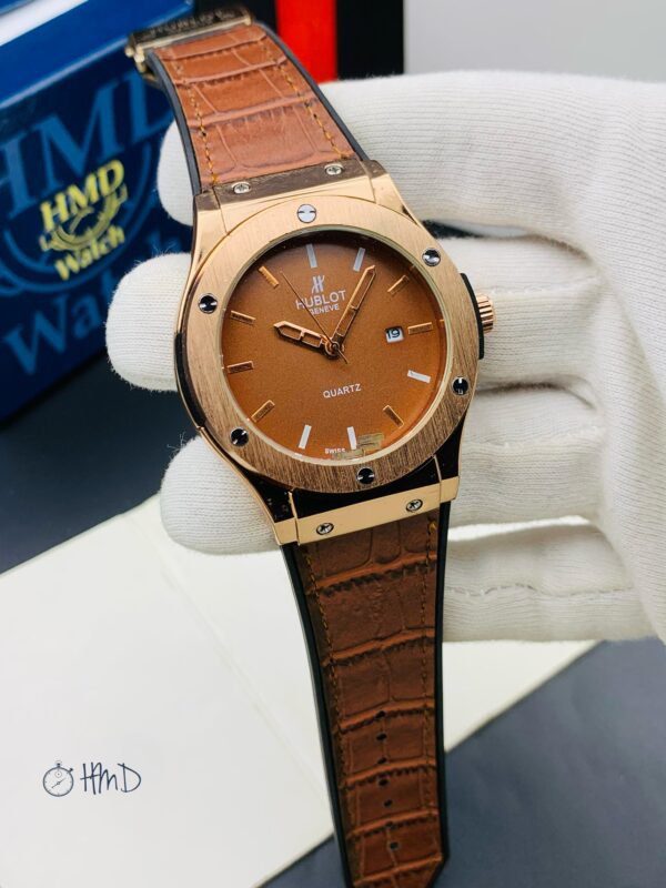 Hublot Genève Classic Quartz Wristwatch with Date Display