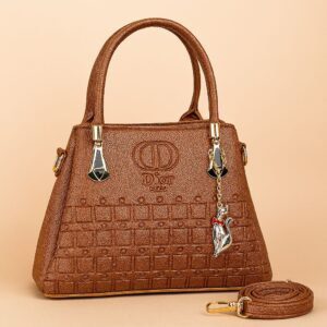 Luxury Women’s Handbag with Textured Design and Elegant Top Handles