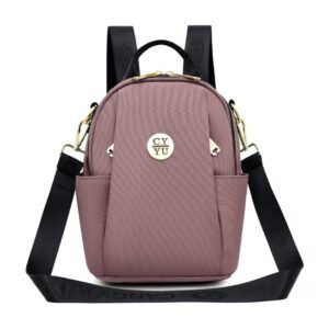 Trendy Mini Backpack for Women with Multi-Pocket Design