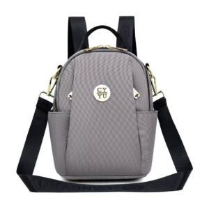 Trendy Mini Backpack for Women with Multi-Pocket Design