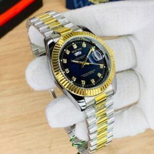 Bestwin Luxury Automatic Wrist Watch with Stainless Steel Strap and Date Display