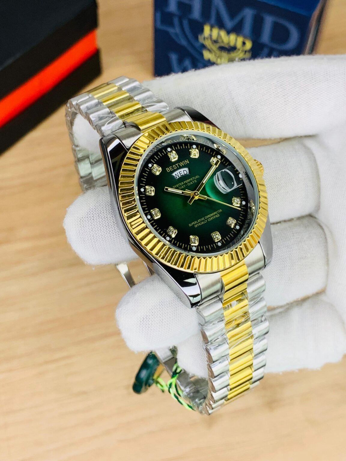 green & golden