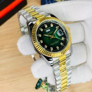 Bestwin Luxury Automatic Wrist Watch with Stainless Steel Strap and Date Display