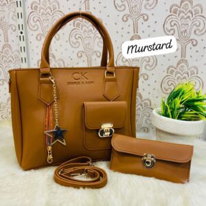 Charles & Keith 3-piece Handbag Set With Star Charm And Matching Wallets