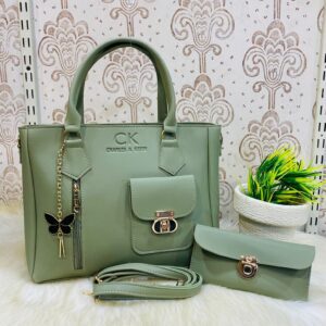 Charles & Keith 3-piece Handbag Set With Star Charm And Matching Wallets