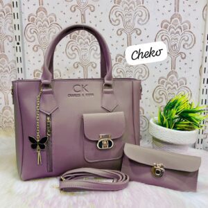 Charles & Keith 3-piece Handbag Set With Star Charm And Matching Wallets