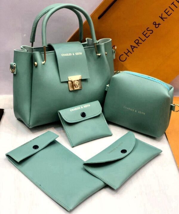 New Charles & Keith 6-piece Premium Handbag Set With Wallets And Pouches