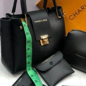 New Charles & Keith 6-piece Premium Handbag Set With Wallets And Pouches