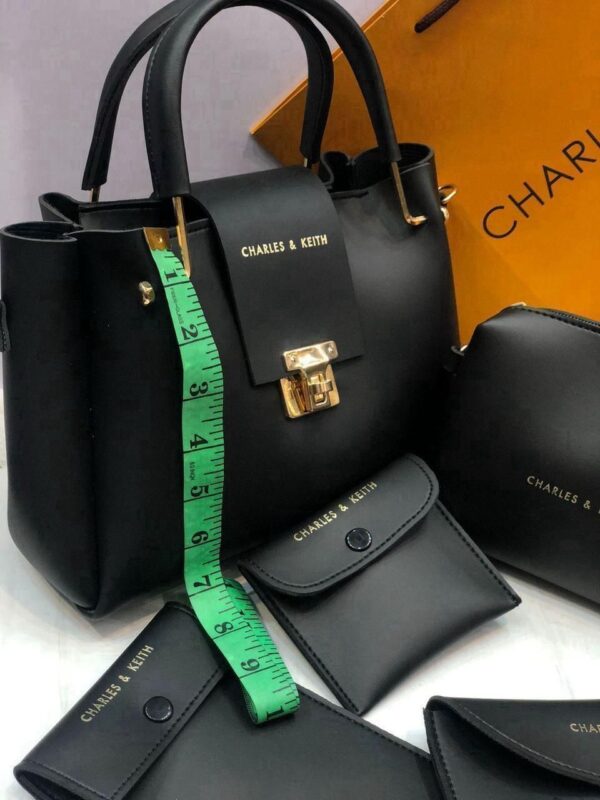 New Charles & Keith 6-piece Premium Handbag Set With Wallets And Pouches