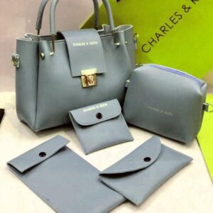 New Charles & Keith 6-piece Premium Handbag Set With Wallets And Pouches
