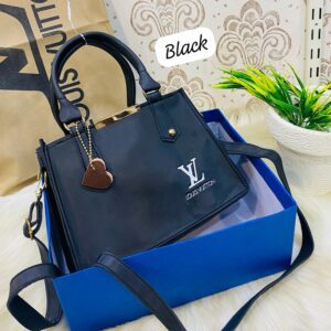 Lv-inspired Mini Square Tote With Detachable Shoulder Strap And Decorative Charms