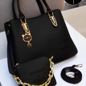 Elegant 3-Piece Handbag Set with Dual Handles