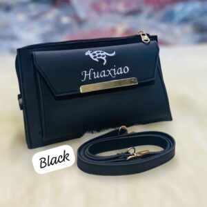 Stylish Huaxiao Crossbody Sling Bag with Front Flap and Adjustable Strap