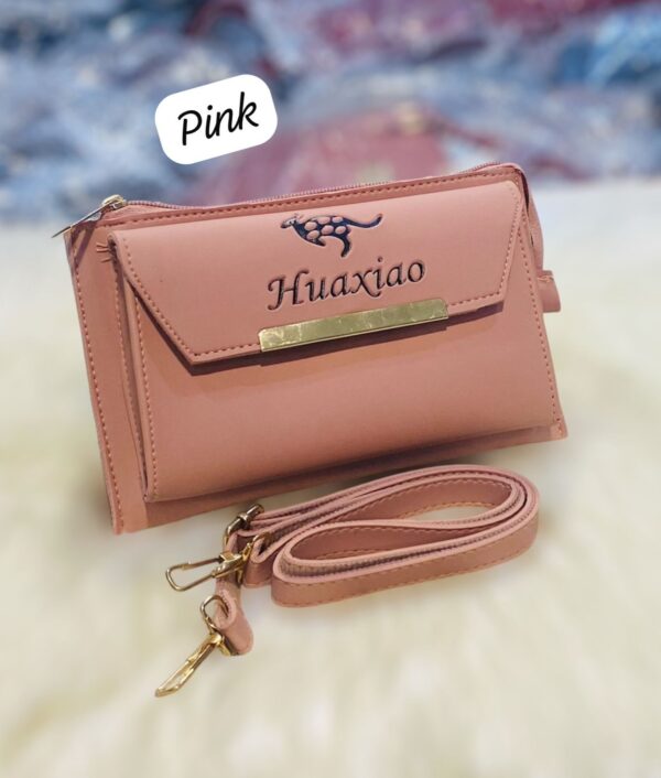 Stylish Huaxiao Crossbody Sling Bag with Front Flap and Adjustable Strap