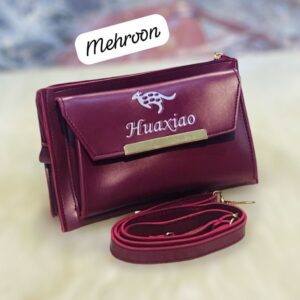 Stylish Huaxiao Crossbody Sling Bag with Front Flap and Adjustable Strap