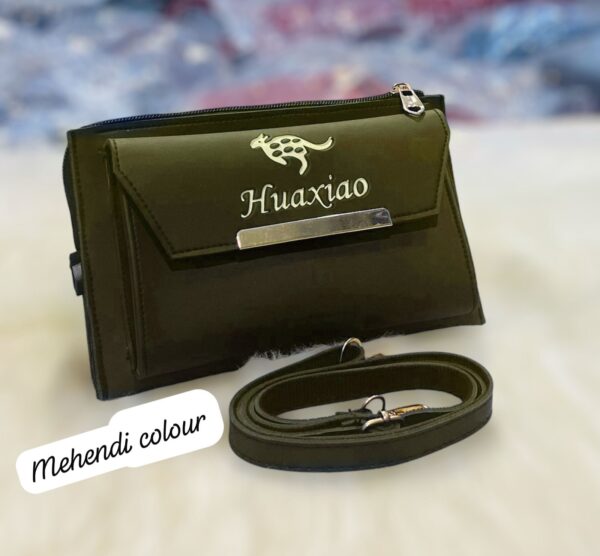 Stylish Huaxiao Crossbody Sling Bag with Front Flap and Adjustable Strap