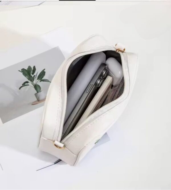 Floral Charm Crossbody Bag with Elegant Butterfly Accent