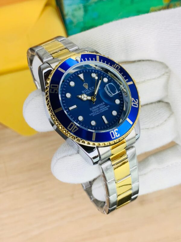 Rolex Submariner Inspired Luxury Timepiece with Rotating Bezel