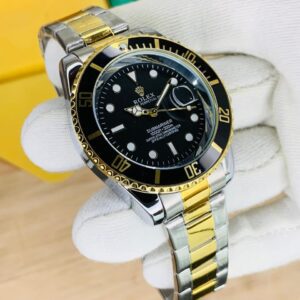 Rolex Submariner Inspired Luxury Timepiece with Rotating Bezel