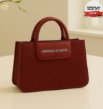 Premium Textured Women's Handbag With Dual Handles