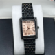 Vintage Inspired Rectangular Watch With Roman Numeral Dial
