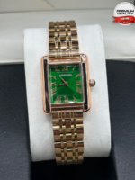 Vintage Inspired Rectangular Watch With Roman Numeral Dial