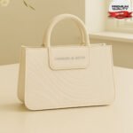 Premium Textured Women's Handbag With Dual Handles