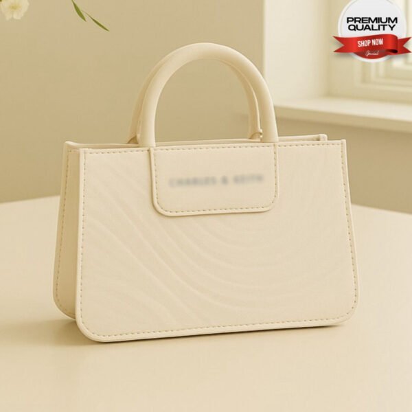 Premium Textured Women's Handbag With Dual Handles