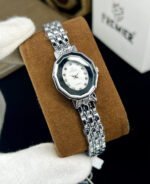 Premium Octagonal Women's Watch With Crystal Hour Markers