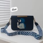 Stylish Women’s Crossbody Shoulder Bag with Printed Design - Image 4