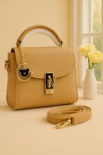 Luxury Women Handbag With Gold Chain Design - Image 5