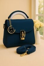 Luxury Women Handbag With Gold Chain Design - Image 4