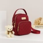 Stylish Women’s Mini Crossbody Bag with Multiple Zippers and Adjustable Strap - Image 7