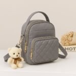 Stylish Women’s Mini Crossbody Bag with Multiple Zippers and Adjustable Strap - Image 6