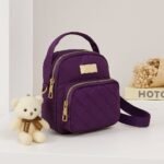 Stylish Women’s Mini Crossbody Bag with Multiple Zippers and Adjustable Strap - Image 4