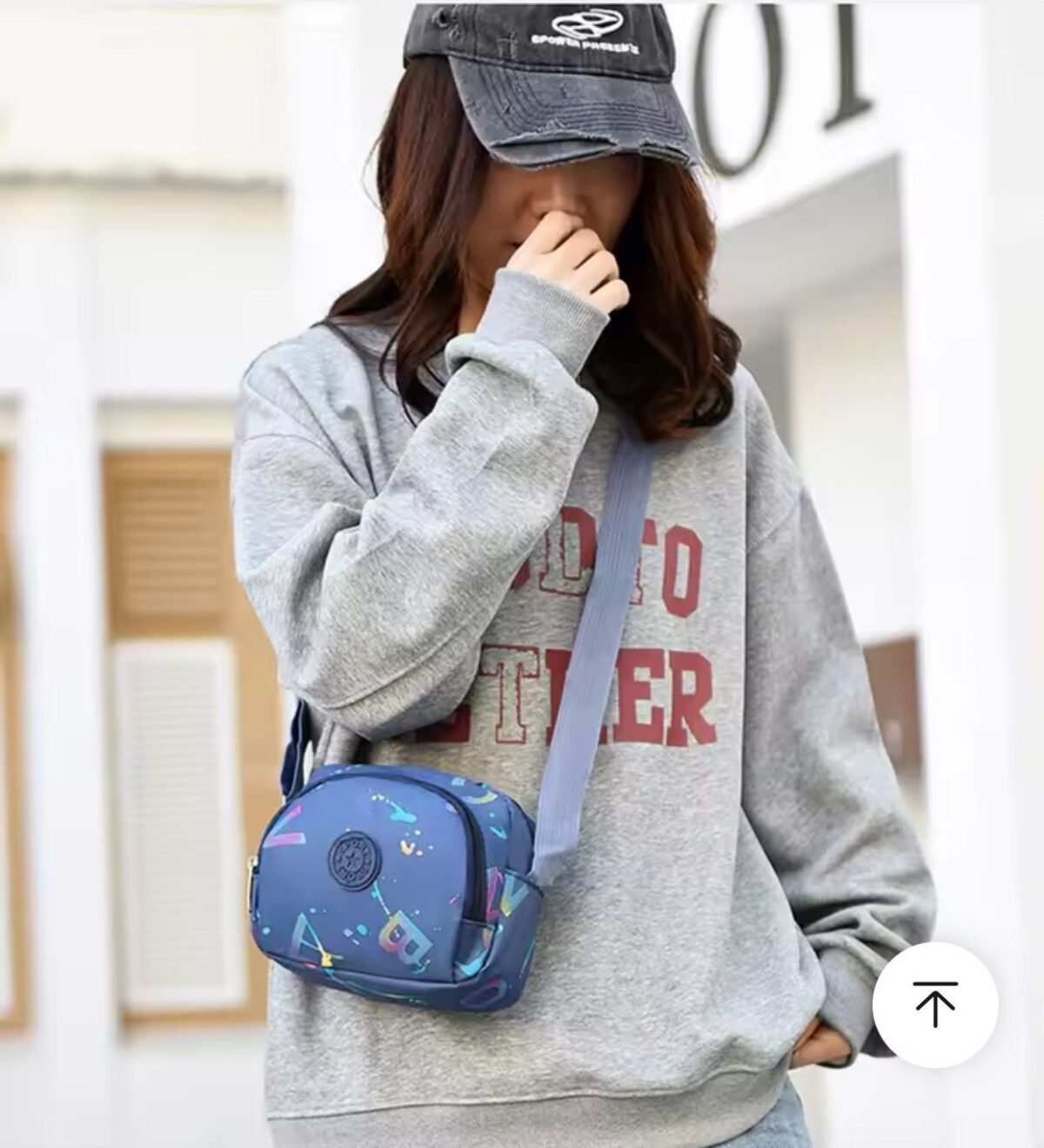 Vibrant Urban Explorer Crossbody Bag - Image 4