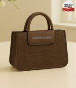 Premium Textured Women's Handbag With Dual Handles
