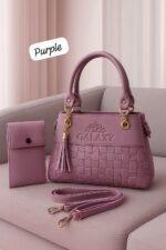 Galaxy Premium Embossed Satchel With Matching Tech Pouch