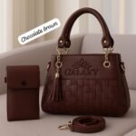 Galaxy Premium Embossed Satchel With Matching Tech Pouch
