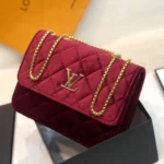 Velvet Glamour Crossbody Bag For Women