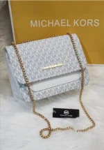 Mk Monogram Flap Shoulder Bag