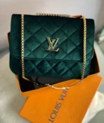Velvet Glamour Crossbody Bag For Women
